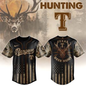 Texas Rangers MLB x Deer Hunting Jersey Limited Edition