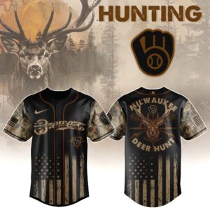 Milwaukee Brewers MLB x Deer Hunting Jersey Limited Edition