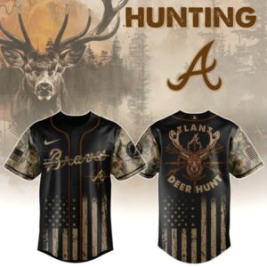 Atlanta Braves MLB x Deer Hunting Jersey Limited Edition
