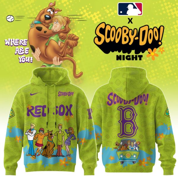 Boston Red Sox MLB x Scooby Doo Hoodie Editions Limited