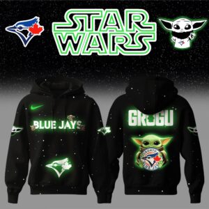 Toronto Blue Jays x Stars Wars Baby Yoda Game Night Hoodie Editions Limited