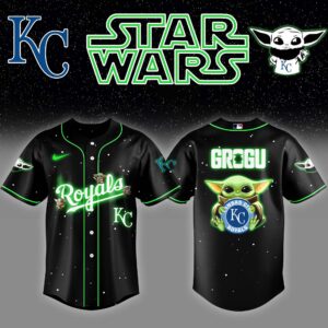 Kansas City Royals x Stars Wars Grogu Night Baseball Jersey Editions Limited