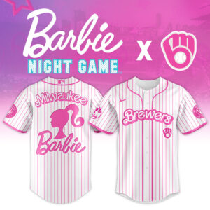 Milwaukee Brewers MLB x Barbie Night Game Limited Edition Jersey