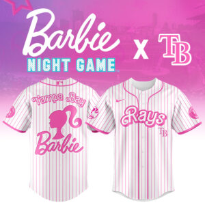 Tampa Bay Rays MLB x Barbie Night Game Limited Edition Jersey