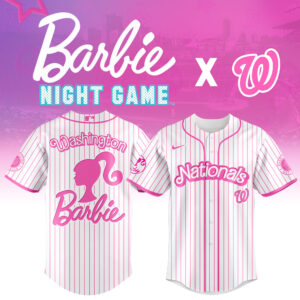 Washington Nationals MLB x Barbie Night Game Limited Edition Jersey