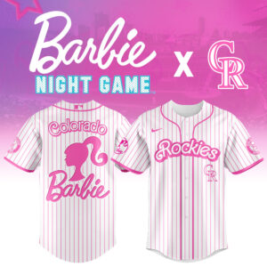 Colorado Rockies MLB x Barbie Night Game Limited Edition Jersey 2025 v1
