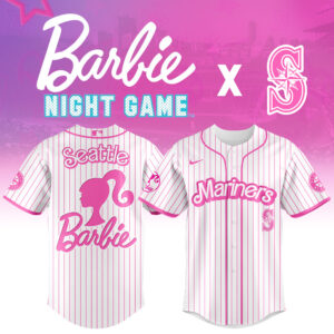 Seattle Mariners MLB x Barbie Night Game Limited Edition Jersey