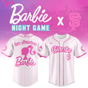 San Francisco Giants MLB x Barbie Night Game Limited Edition Jersey