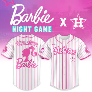 Houston Astros MLB x Barbie Night Game Jersey Limited Edition