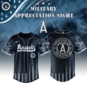 Los Angeles Angels MLB x Military Appreciation Night (Army, Navy, USAF, USMC, USCG) Jersey V1