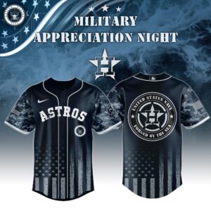Houston Astros MLB x Navy Military Appreciation Night Jersey Editions Limited