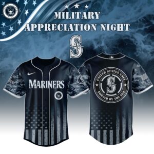 Seattle Mariners x MLB x Army Military Appreciation Night Jersey V1