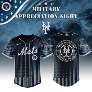New York Mets MLB x Military Appreciation Night (Army, Navy, USAF, USMC, USCG) Jersey V1