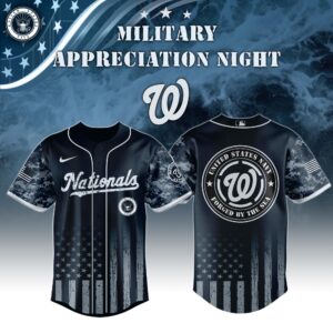 Washington Nationals MLB x Army Military Appreciation Night Jersey V1