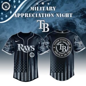 Tampa Bay Rays MLB x Army Military Appreciation Night Jersey Editions Limited