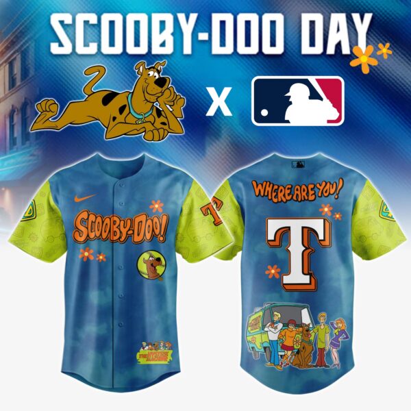 Texas Rangers MLB x Scooby Doo Jersey Editions Limited V2