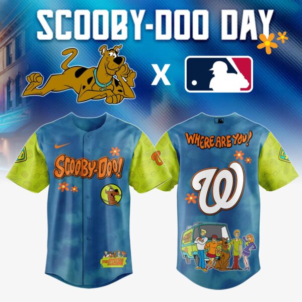 Washington Nationals MLB x Scooby Doo Jersey Editions Limited V2