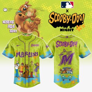 Miami Marlins MLB x Scooby Doo Jersey Editions Limited