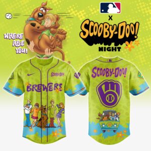 Milwaukee Brewers MLB x Scooby Doo Jersey Editions Limited