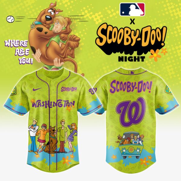 Washington Nationals MLB x Scooby Doo Jersey Editions Limited