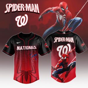 Washington Nationals x Spider Man Game Night Special Edition Jersey