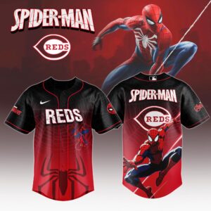 Cincinnati Reds x Spider Man Game Night Special Edition Jersey