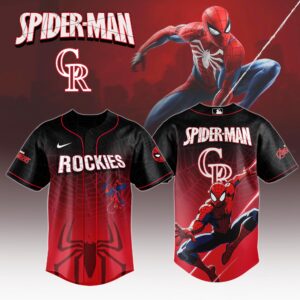 Colorado Rockies x Spider Man Game Night Special Edition Jersey