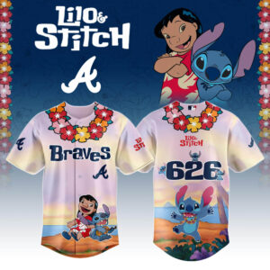 Atlanta Braves x Lilo & Stitch Special Edition Jersey