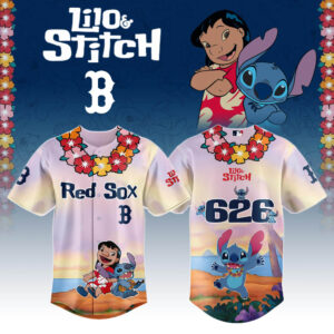 Boston Red Sox x Lilo & Stitch Special Edition Jersey