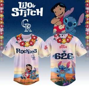 Colorado Rockies x Lilo & Stitch Special Edition Jersey