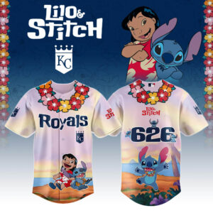 Kansas City Royals x Lilo & Stitch Special Edition Jersey