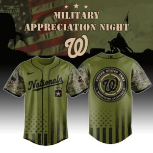 Washington Nationals MLB x Army Military Appreciation Night Jersey Editions Limited