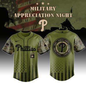 Philadelphia Phillies MLB x Army Military Appreciation Night Jersey Editions Limited