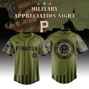 Pittsburgh Pirates MLB x Army Military Appreciation Night Jersey Editions Limited