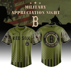 Boston Red Sox x MLB x Army Military Appreciation Night Jersey Editions Limited