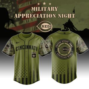 Cincinnati Reds x MLB x Army Military Appreciation Night Jersey Editions Limited