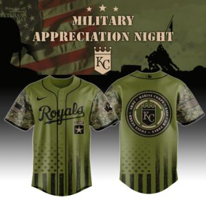 Kansas City Royals MLB x Air Force Military Appreciation Night Jersey Editions Limited
