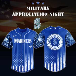 Seattle Mariners x MLB x Army Military Appreciation Night Jersey V3