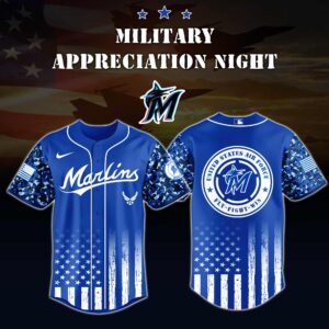 Miami Marlins MLB x Air Force Military Appreciation Night Jersey V3