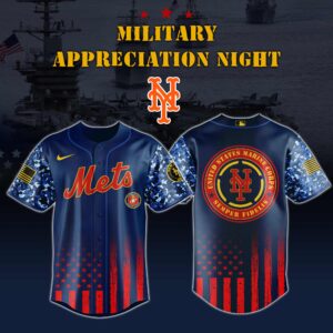New York Mets MLB x Military Appreciation Night (Army, Navy, USAF, USMC, USCG) Jersey V2