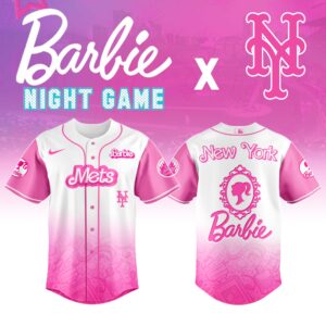 New York Mets MLB x Barbie Night Game Jersey Limited Edition