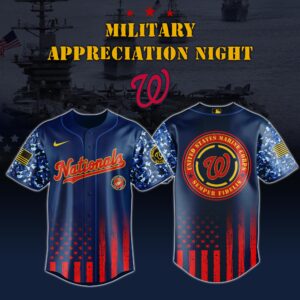 Washington Nationals MLB x Army Military Appreciation Night Jersey V2