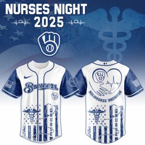 Milwaukee Brewers x Nurses Night Exclusive Design Jersey