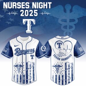Texas Rangers x Nurses Night Exclusive Design Jersey