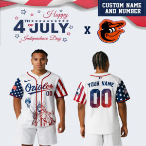 Baltimore Orioles x 4th Of July Day Jersey