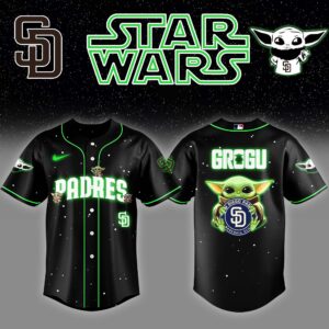 San Diego Padres x Stars Wars Grogu Night Baseball Jersey Editions Limited