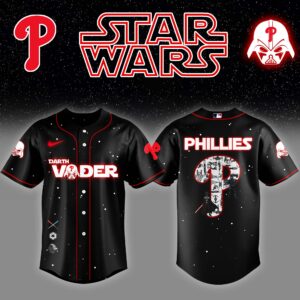 Philadelphia Phillies x Stars Wars Darth Vader Night Baseball Jersey Editions Limited