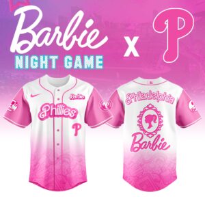 Philadelphia Phillies MLB x Barbie Night Game Jersey Limited Edition