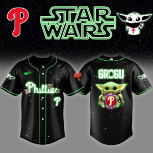 Philadelphia Phillies x Stars Wars Grogu Night Baseball Jersey Editions Limited