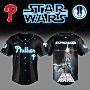 Philadelphia Phillies x Stars Wars Luke Skywalker Game Night Baseball Jersey Editions Limited
